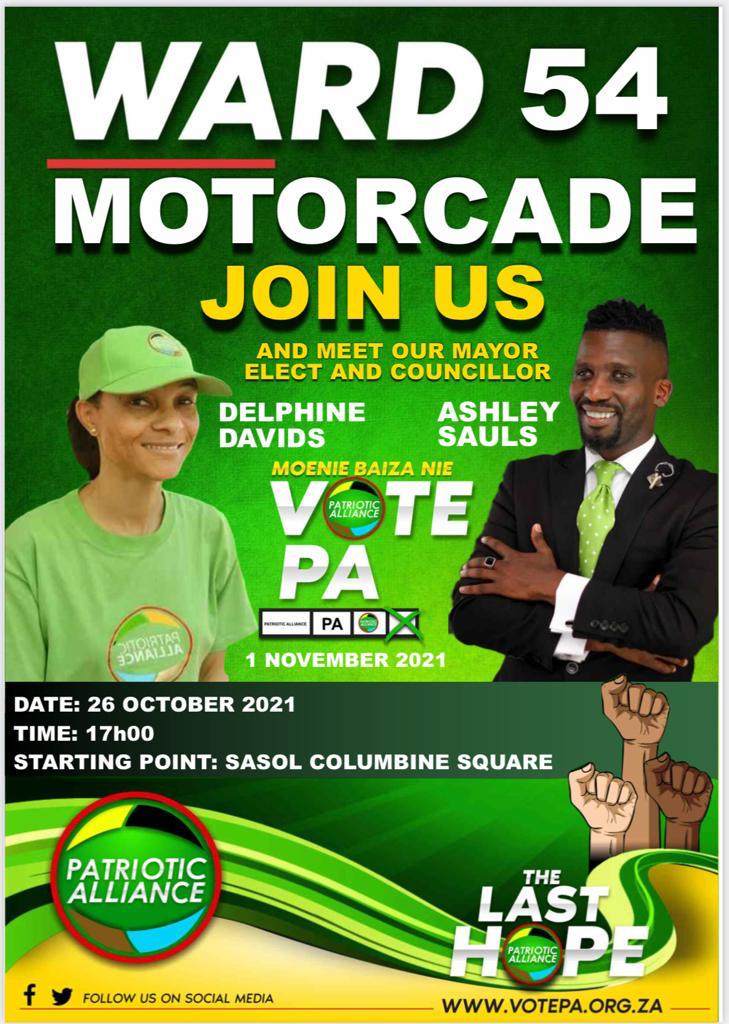 KCJay17's tweet photo. Please come out and join the motorcade for #ward54... ons biaza nie 💚💚💚. #gaytonmackenzie,#oombizavanpark, #councillordelphinedavids. Salute 💚 💚 💚 💚 https://t.co/rLfFR1t7pJ