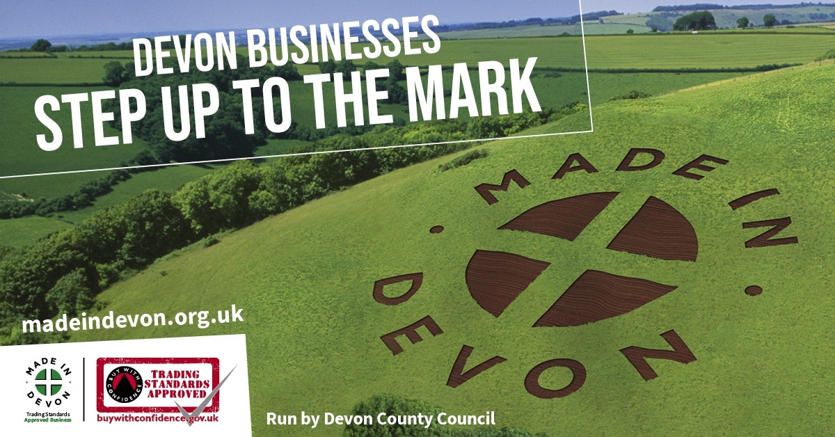 MadeinDevon2's tweet photo. Give your business a big boost and join Made in Devon. As a member, you’ll benefit from free advice and support and you’ll be part of a major promotional drive. Early birds get free membership. Find out more at https://t.co/wTaxEYErwR
#BuyLocal #MadeInDevon #DevonCC https://t.co/SmeSwU9ATj
