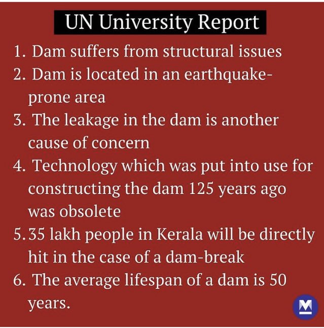vishnupriya_0's tweet photo. @UN university Report
@PMOIndia
#savekerala #SaveMullaperiyarDam #cnn #bbc #Republic #news24 #DecommisionMullaperiyarDam
#kerala #savemillions https://t.co/1l6FVmSfxV