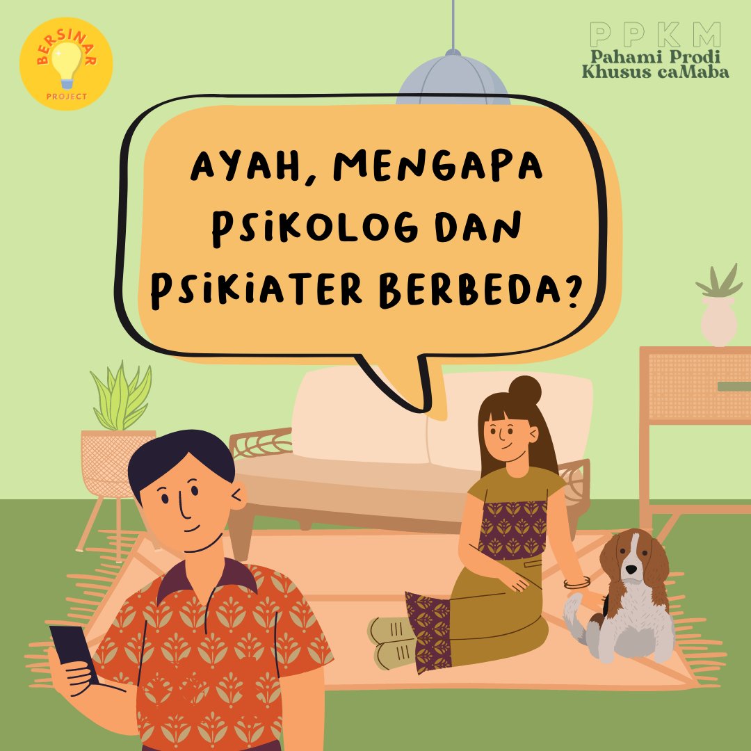 BersinarProject's tweet photo. [PSIKOLOG DAN PSIKIATER SAMA-SAMA BISA BACA PIKIRAN ORANG?😱🤨]

Eitss ... emangnya dukun?😅. Supaya ga makin salah persepsi, PPKM kali ini Minshine kasih tau perbedaan Psikolog dan Psikiater! 

Semoga bisa membantu kalian untuk lebih mengenal jurusan kuliah terkait yaa😉 #PPKM https://t.co/cRgYIuL6iR