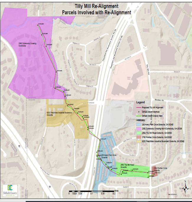 DeKalbWatershed's tweet photo. #TillyMill re-alignment started at Vintage Ln &amp; will continue upstream until the project ends around Spring of 2023 - dependent on weather &amp; site conditions.
#CapitalImprovements | #DWMCares | #EPA | #NoFOGNoClog | It's In DeKalb https://t.co/txkB2Z3kz2
