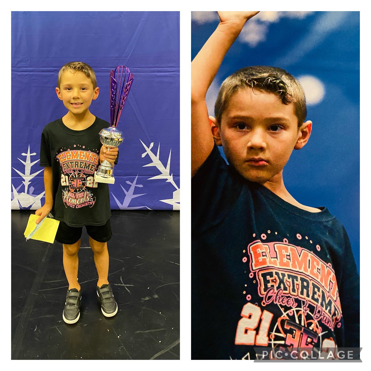 Laylacheermomma's tweet photo. My girl and my boy smashing it at comp yesterday @CheerBlaze @ICE_Events1 https://t.co/lvjx6eWQ2d