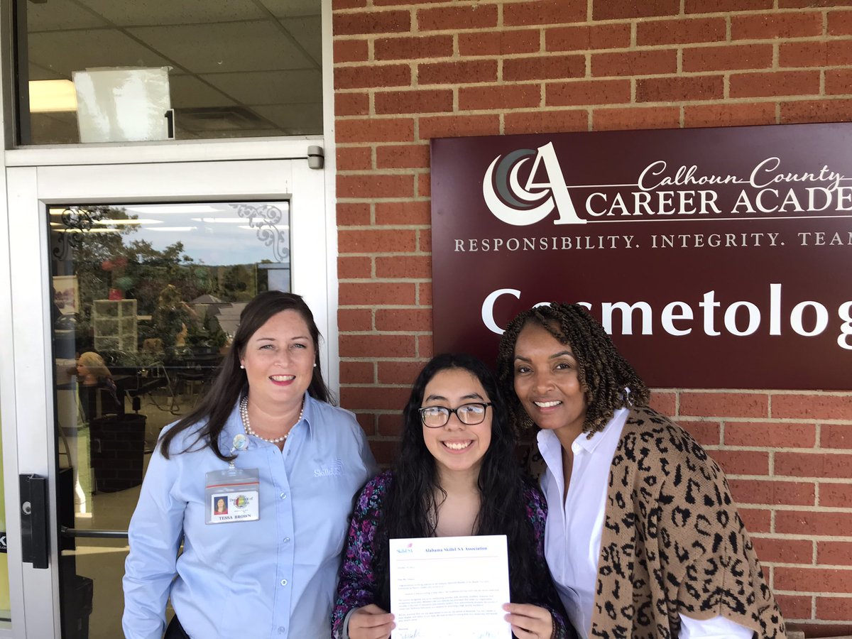 CalCoCareerTech's tweet photo. Congrats to Jasmine Urbano State SkillsUSA student of the month for September! https://t.co/FPVM6TvmgN