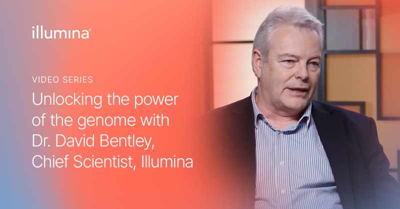 illumina's tweet photo. Improved healthcare may be closer than you think. Listen to David Bentley, Chief Scientist, Illumina talk about the power of the Genome: https://t.co/MnYpGxeQN6