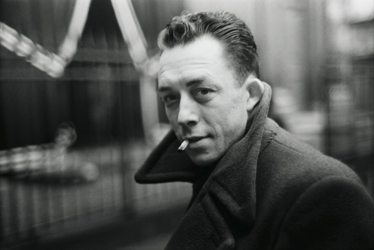 Philosophy_Fix's tweet photo. Not all the silent people you meet are introverts.Some would have just read Albert Camus books.
#albertcamus
#Philosophy 
#philosophybooks https://t.co/KbQdMX2YYX