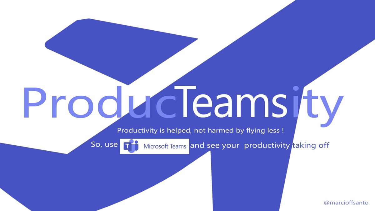 marcioffsanto's tweet photo. Productivity @OneMinuteBriefs of the day to create posters to encouraging Microsoft to slash co2 emissions from corporate flights by using teams instead @justuseteams #JustUseTeams https://t.co/wVeaQvs3ZD