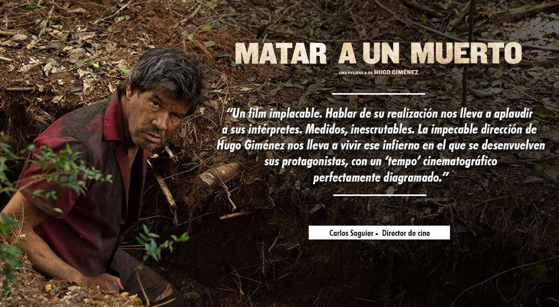 "Un film implacable" Carlos Saguier, director de cine 🎥
¡#MataraunMuerto va a estar en salas de cines de Paraguay hasta este miércoles 27 de Octubre! No te quedes sin verla 🙌🏻