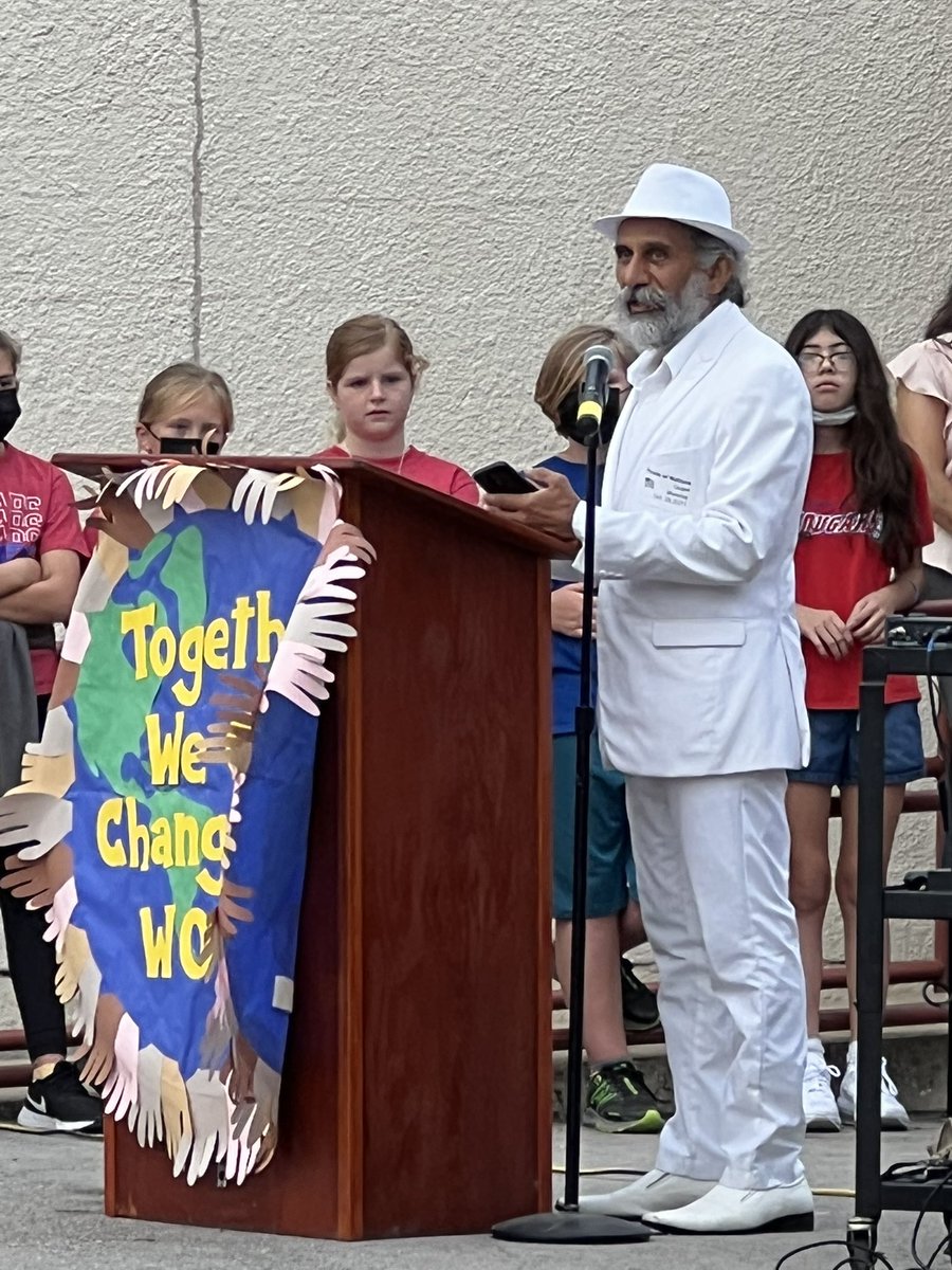 “The people we celebrate today are immigrants and refugees. We should remember it was not easy. No one wants to leave everything they have to move to another country. They move for a better life for their children. They are our brothers and sisters.” <a href="/NISDCNE/">Colonies North ES</a> #ParadeOfNations