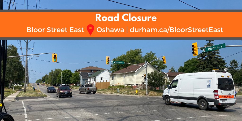 Today (October 25): Wilson Road will be reopening at the intersection of Wilson and Bloor in @OshawaCity. Road closure on Bloor Street East between Ritson Road South and Wilson Road South continues until December. 🚧 durham.ca/BloorStreetEast #DurhamRoads @DRPS @Durham_Transit