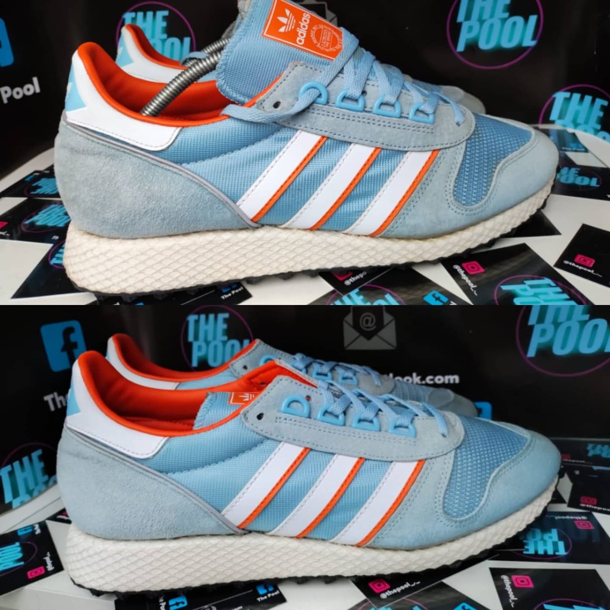 The_Pool___'s tweet photo. Silverbirch Spzl in for a clean up, definitely amongst my favourite runners and Spzl releases 👌

#ThePool #Becausewecare #customwork #customisation #clean #restoration #restore #repair #keepup #beoriginal #beunique #sayyestodye #inhouse https://t.co/RmL1zqPOyR