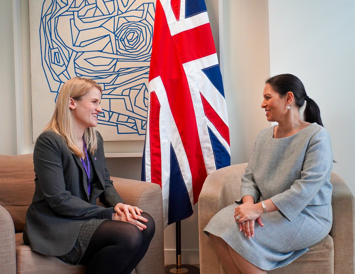 Priti Patel MP tweet media