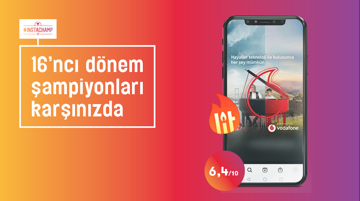MediaCat's tweet photo. InstaChamp 16. Dönem'de şampiyonluk hem Feed & Stories Video Ads hem de Branded Content kategorilerinde Vodafone Türkiye'nin oldu.
#InstaChamp #MediaCat https://t.co/OyngmgGfMA