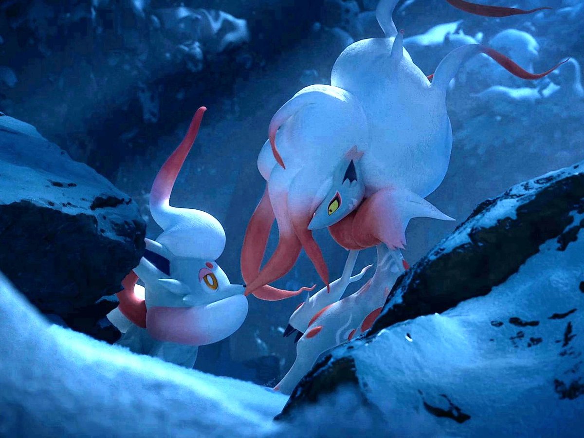 CentroPokemon's tweet photo. Es bastante probable que tengamos un nuevo tráiler de Pokémon Legends esta semana, posiblemente mañana mismo, para revelar oficialmente a Zorua y Zoroark de Hisui (¿y más?).

¡Estén atentos! https://t.co/kA6ykRzzUm