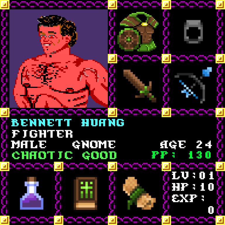 PlayersGuildNFT's tweet photo. @ThicWhale @PlayersGuildNFT is created in such a way that your character metadata can be imported and played in #ADnD. https://t.co/W5pdm9DLRy