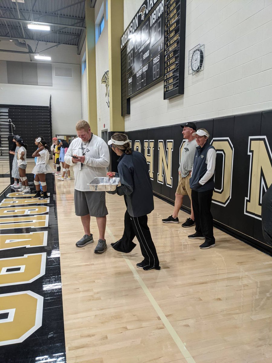 TXJagsVB's tweet photo. In true fashion the coaches jumped in on the fun and channeled their “coaching sprint animal” from the JHS staff. https://t.co/E8tXrRAEpK