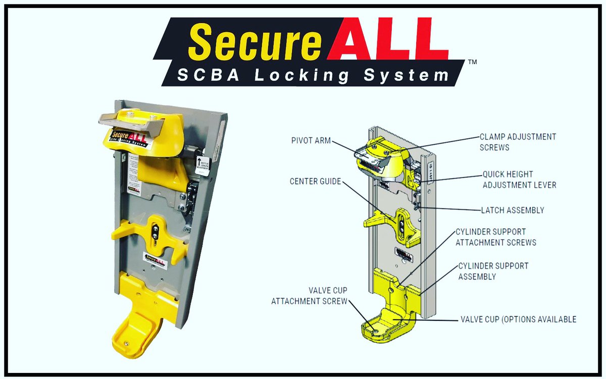 HOBostrom's tweet photo. Have you adjusted your SecureAll SCBA bracket lately?We offer several different SecureAll™ models and components to meet the unique challenges of any application.Upgraded your BA recently? Give us a call! https://t.co/N3L998vqcw
#SecureAll #Firefighter https://t.co/x4tU4iGMjg