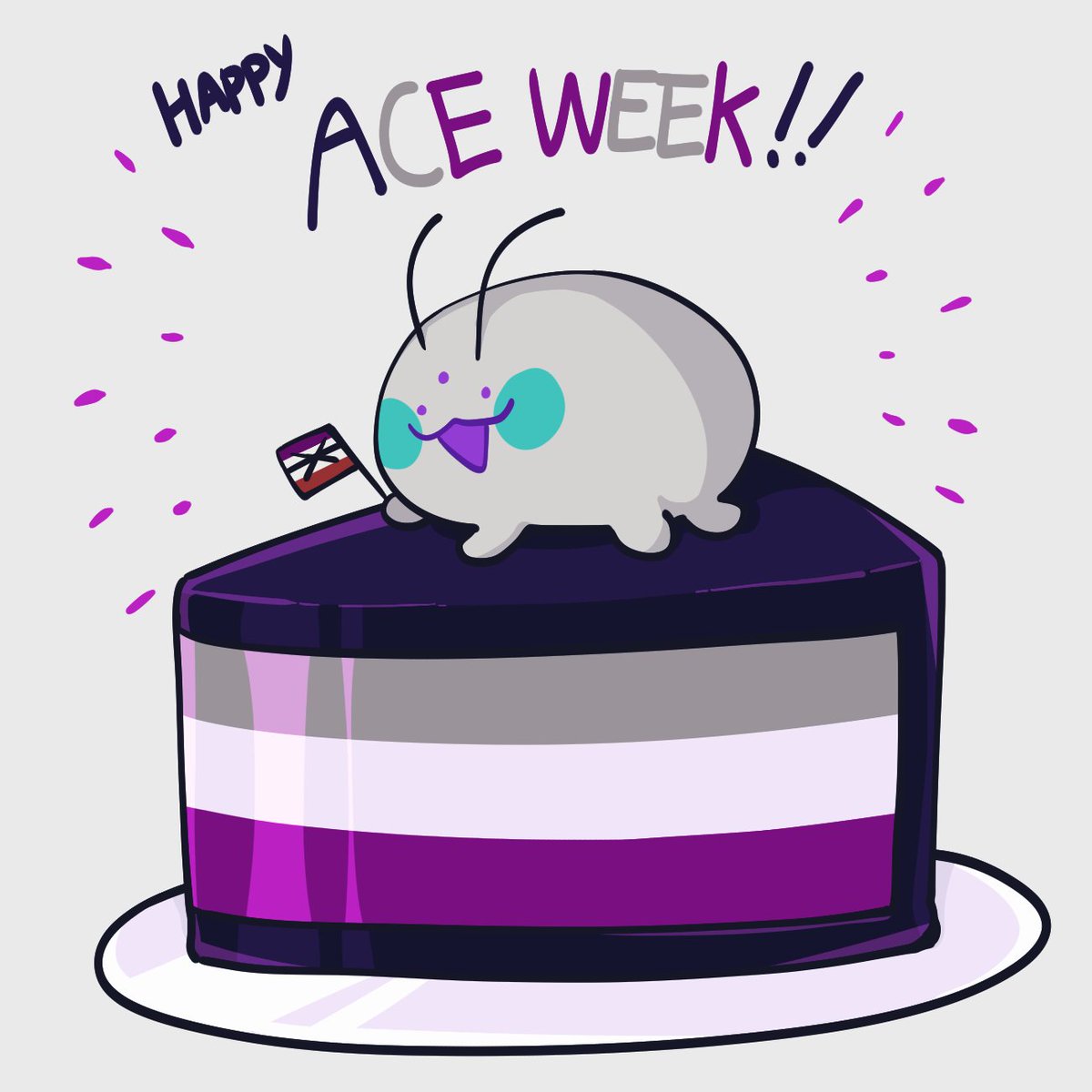 Happy #AceAwarenessWeek !!! Have a nice week guys :] 

#AceWeek #AceWeek2021 🖤🤍💜