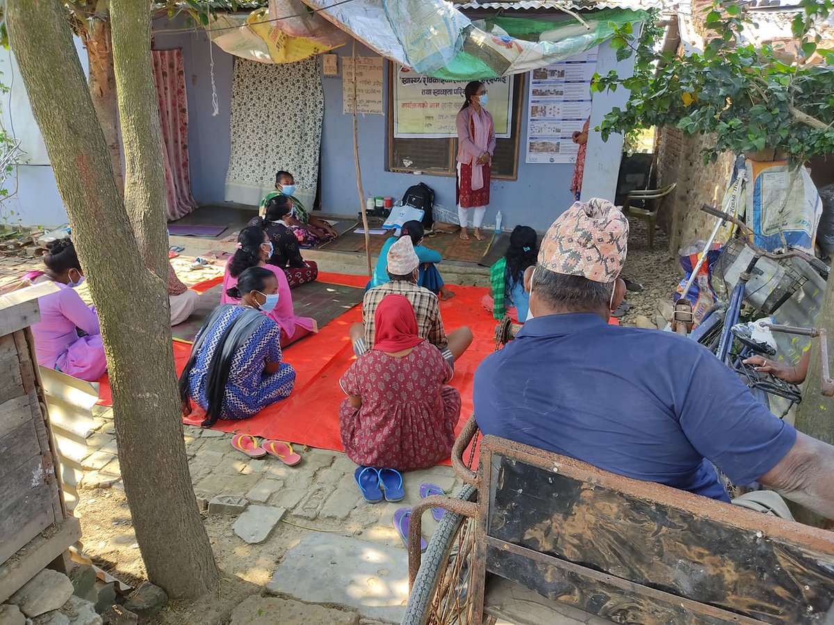 #Small_group_meeting with #Disability group to discuss on disable friendly use toilet and sanitation at ward no. 20 to encourage and bring them in #WASH_activity with the support of #WASHSDG and <a href="/SnvNepal/">SNV Nepal</a> <a href="/surajrb87/">Suraj_Rajbhandari</a> <a href="/GaffarA13256351/">Gaffar Ali</a>