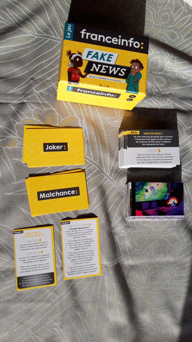 Je découvre ce jeu de <a href="/franceinfo/">franceinfo</a> sur les fakenews.
Facilement utilisable en classe car très simple d'accès. Ce que je vais faire avec mes CM1. #SPME2022
Cc <a href="/LeCLEMI/">CLEMI</a>