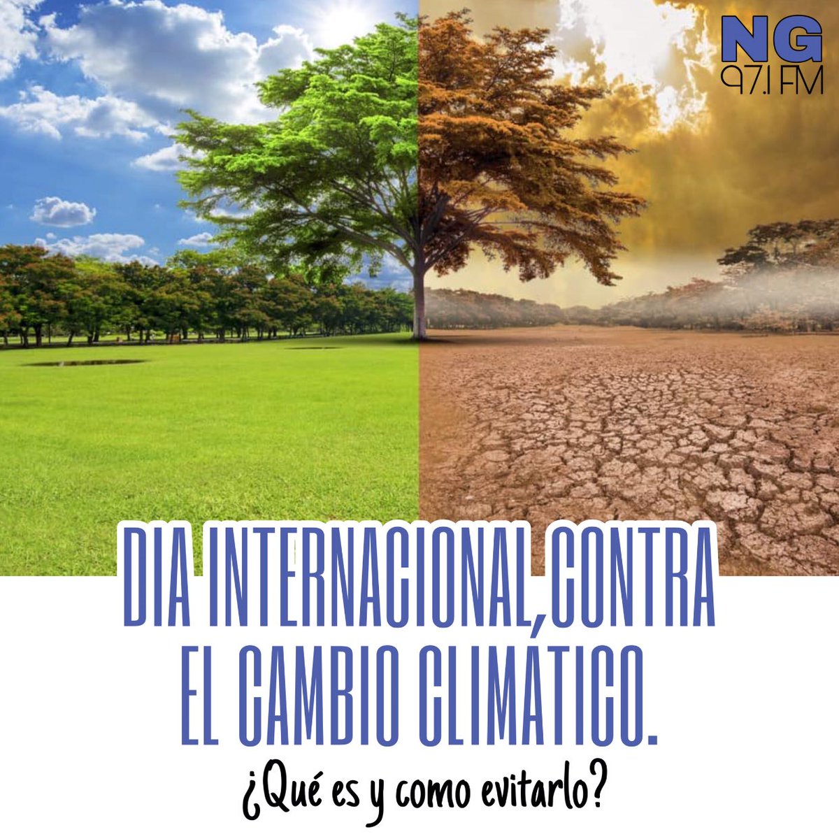 radiong971's tweet photo. AYER FUE EL DIA CONTRA EL CAMBIO CLIMATICO! Que es? Como se produce? Como podemos evitarlo?  Lee mas ➡️ https://t.co/mQaJfDPKNF 

#DiaInternacionalContraElCambioClimatico #calentamientoglobal https://t.co/PopHS3MONt