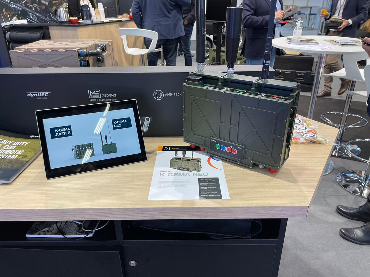 A successful #milipolparis2021 event last week, working with our partners SCOPEX. Our team demonstrated the new K-CEMA Neo, launched at DSEI2021 last month, along with our complete product portfolio. #defense #jammer #innovation #milipolparis2021