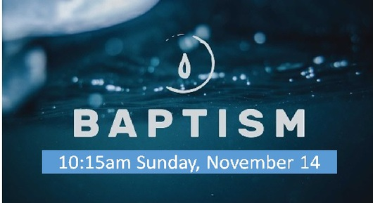 FirstBaptistLib's tweet photo. We'll be celebrating believer's baptism during the morning service (10:15) on November 14. If you need to take this next step in your walk with the Lord please let Pastor @Markk1972 or Stoney know. https://t.co/G82fkDXAQ4
