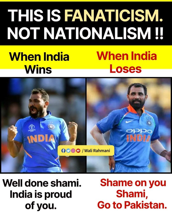 naffu007's tweet photo. #Shami #Shameful  #Sehwag #gaddar 

Finally, Religion came in between! 😏 

Don't troll SHAMI 

 #StandwithShami https://t.co/NdAkWnxVAJ