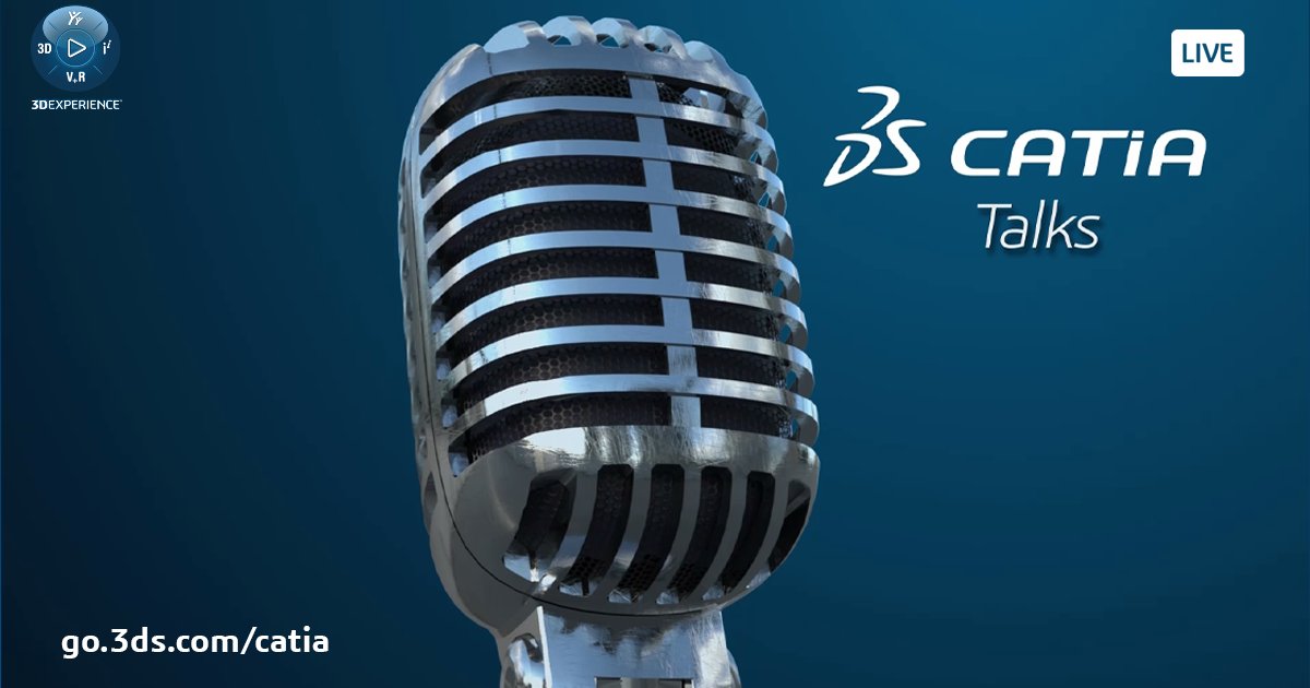 3DSCATIA's tweet photo. [CATIA Talk] The challenges of Electrical Systems Design processes

Broadcasting link: https://t.co/EqE72W4kLf

LIVE On CATIA TALK, we invite you and your business ecosystem to join on October 26th, 2021 @4:00PM CET for an exclusive session 

#electrical #3DEXEPERIENCE #CATIAV5 https://t.co/R2Fs6PtEGw