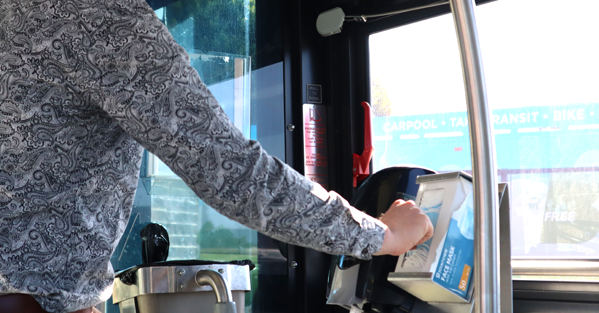 rideact's tweet photo. Reminder: face coverings are required on public transit like 🚌, ✈️, 🚢, 🚆, and 🚕. If you forgot one, grab one on board. Please wear them properly by covering your nose and mouth.
#RideACTSafely #MaskUpCA https://t.co/9kk7ZdqNeu