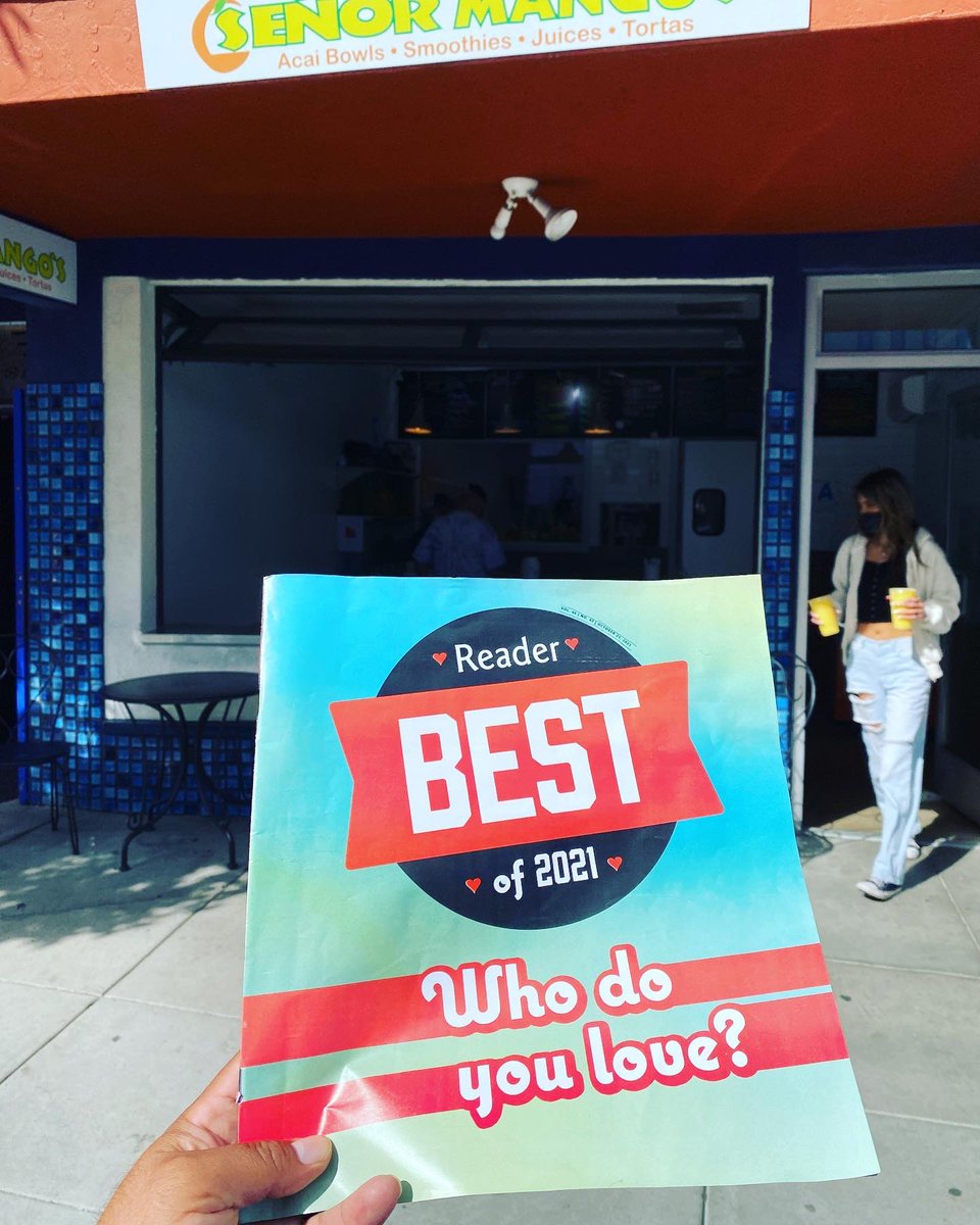 SenorMangos's tweet photo. Thank you SD for voting us Best Juice/Smoothie Bar! https://t.co/QNK5EPXFxt