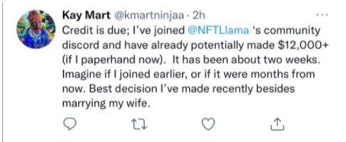 LlamasSuccess's tweet photo. It was only a few weeks ago that @kmartninjaa joined our community! 

We're so happy to have you on board! 🙂

Want to join? Check out https://t.co/k6XdUtGs6l! https://t.co/O4WbZhlUqL