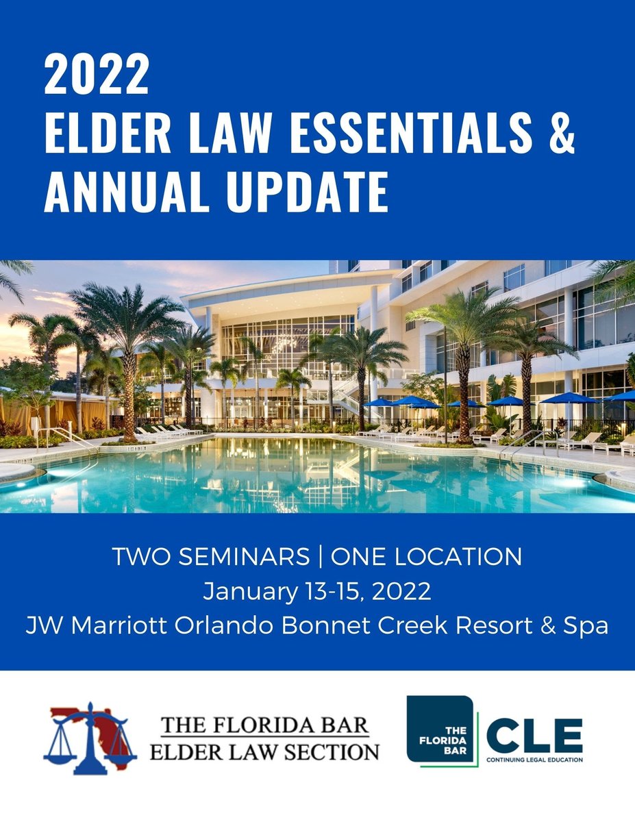 Sign up for the Elder Section Essentials 2022 Here: tfb.inreachce.com/Details/Inform…