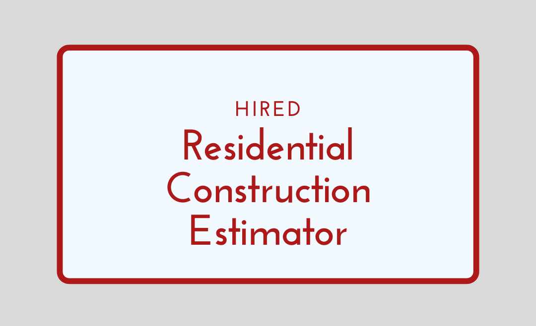 KitchenerExec's tweet image. Congrats to our Client, a leader in the custom construction of home building, on the recent addition of a Residential Construction Estimator joining the team today!

#Hired #ExecutiveSearch #ExecutiveRecruitment #ResidentialConstruction #ConstructionEstimator