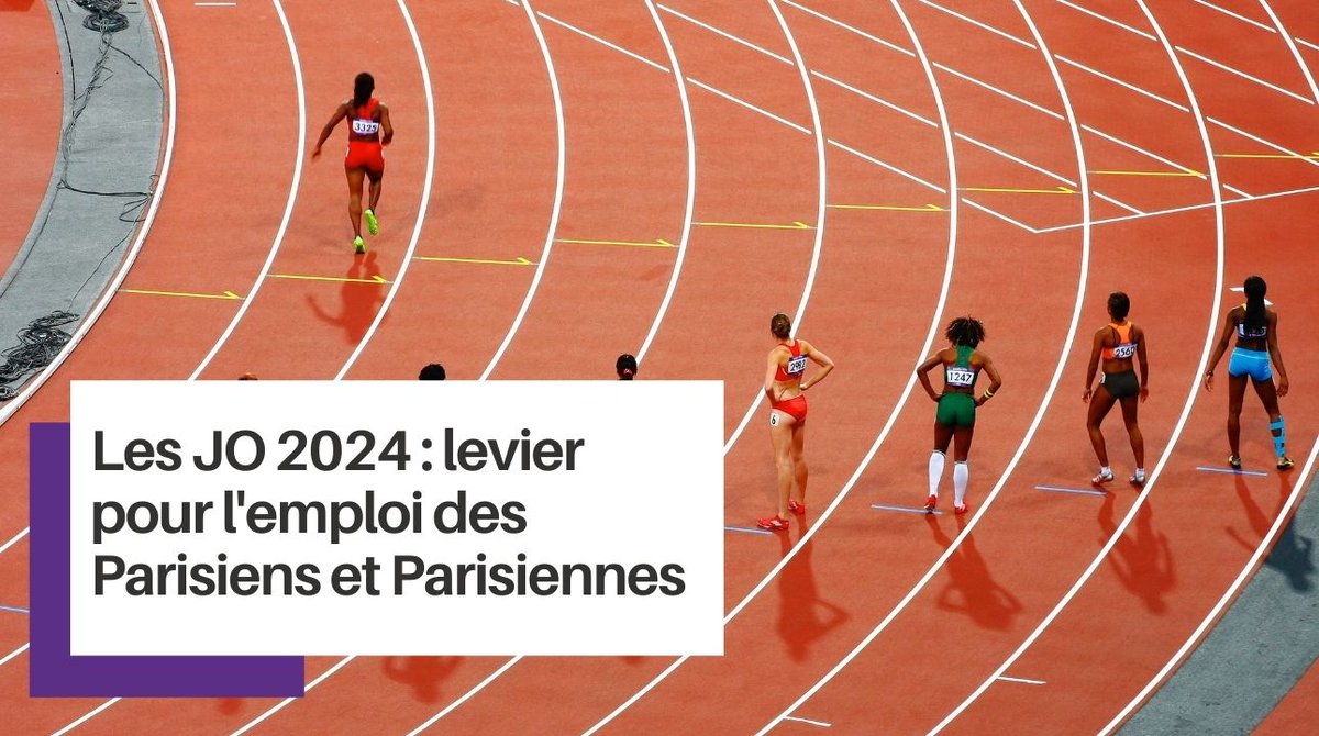 defimetiers's tweet photo. La Ville de @Paris recherche des #candidats désireux d'intégrer le dispositif « 2024, toutes championnes, tous champions » #PIC
🟣 Vise le retour à l'#emploi dans un métier en lien avec les #JO2024

En savoir plus 👉https://t.co/d0Pi7Nqf1y https://t.co/AqeiE4aTTc