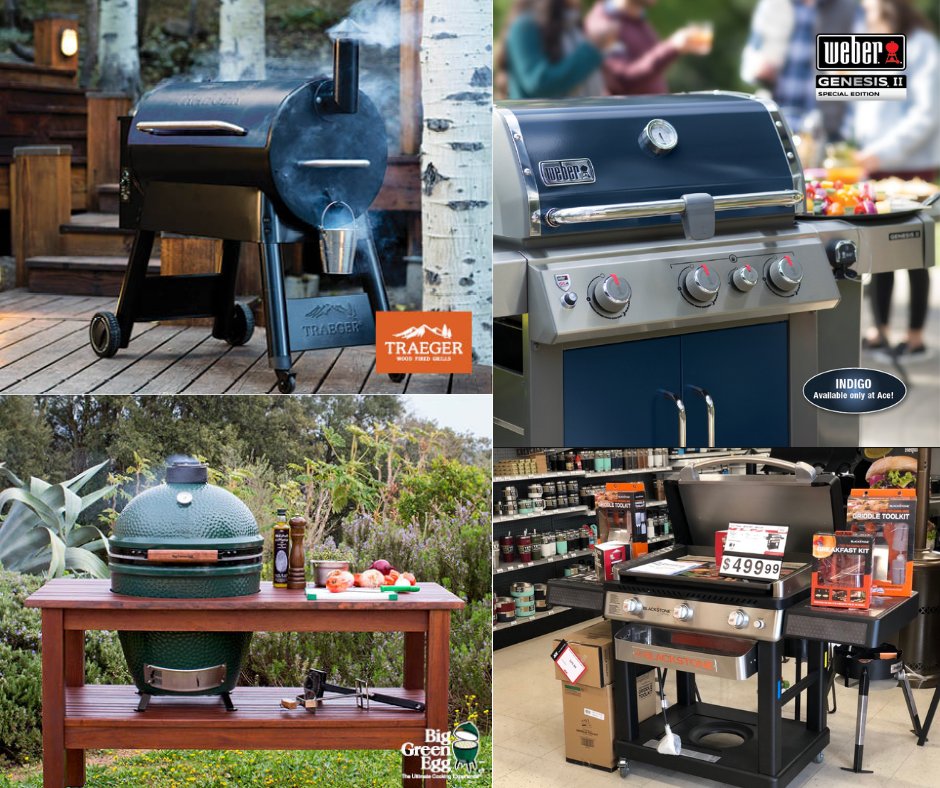 Make us your one stop shop for all of your grilling needs!
In addition to grills, we carry accessories, seasonings, sauces, and more.