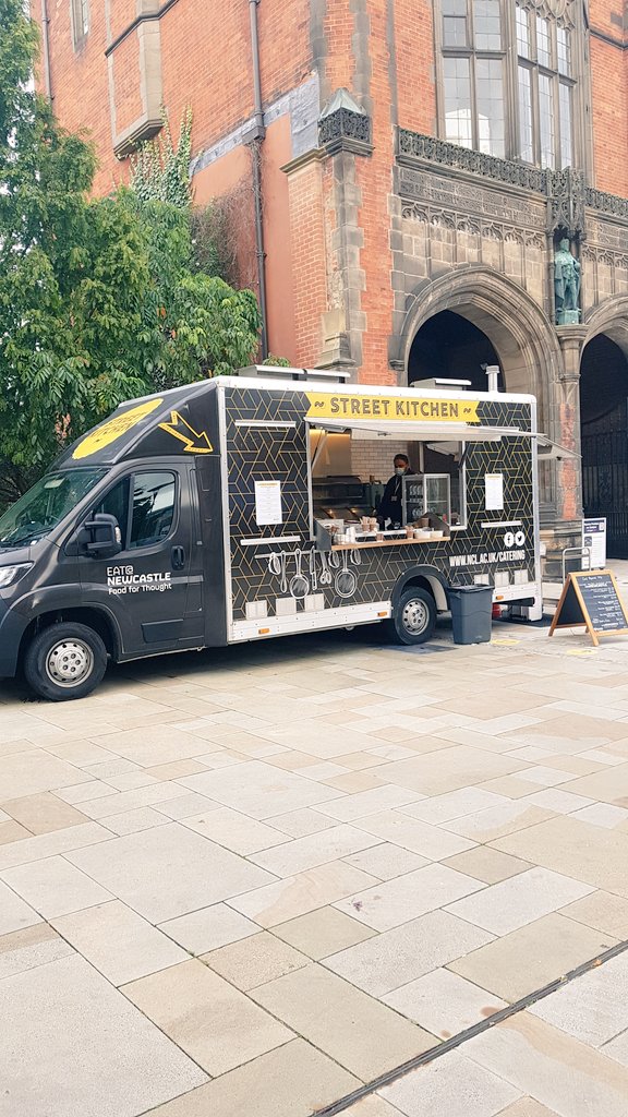 ConferencesN's tweet photo. The street kitchen situated outside the iconic arches are serving an African and Caribbean inspired menu this week.

👉 recipe ideas.https://t.co/rbb57oYPwi

#newcastleuniversity #streetfood  #blackhistorymonth https://t.co/Vb7Nw9pBaL
