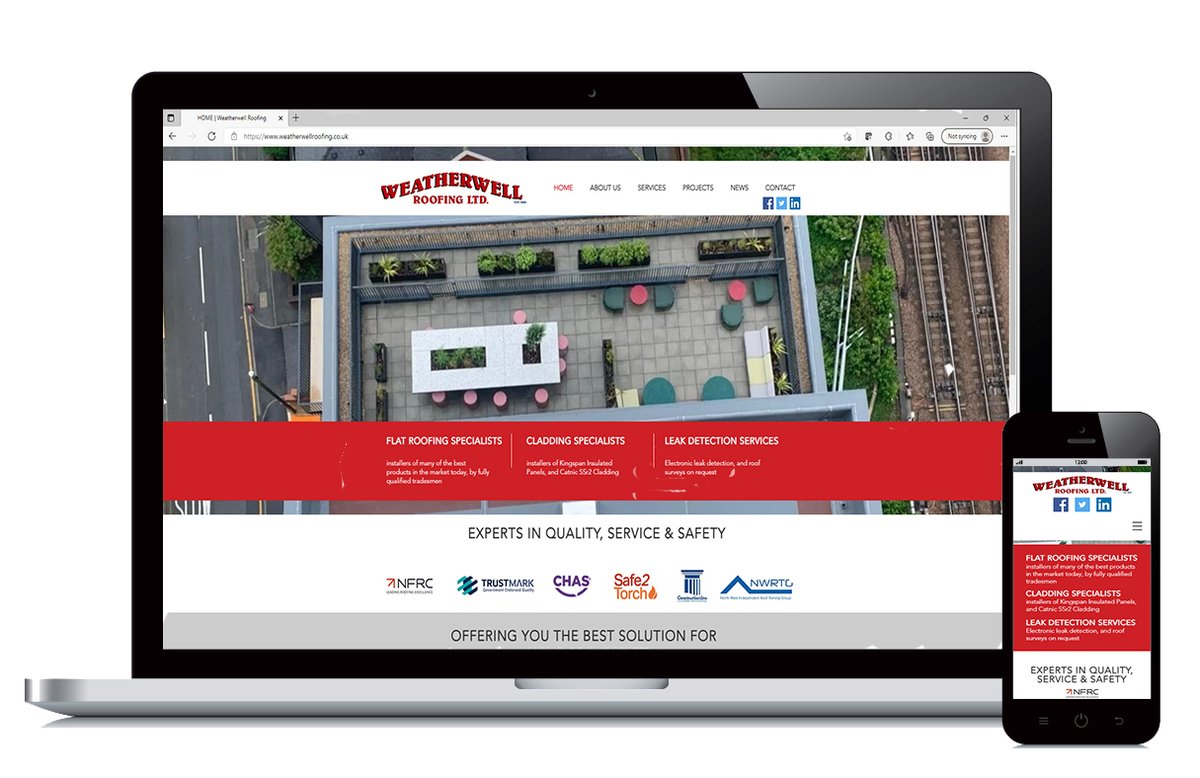 Our new website is now live! Please feel free to take a look at the services we offer. weatherwellroofing.co.uk thanks #roofing #construction #newwebsite