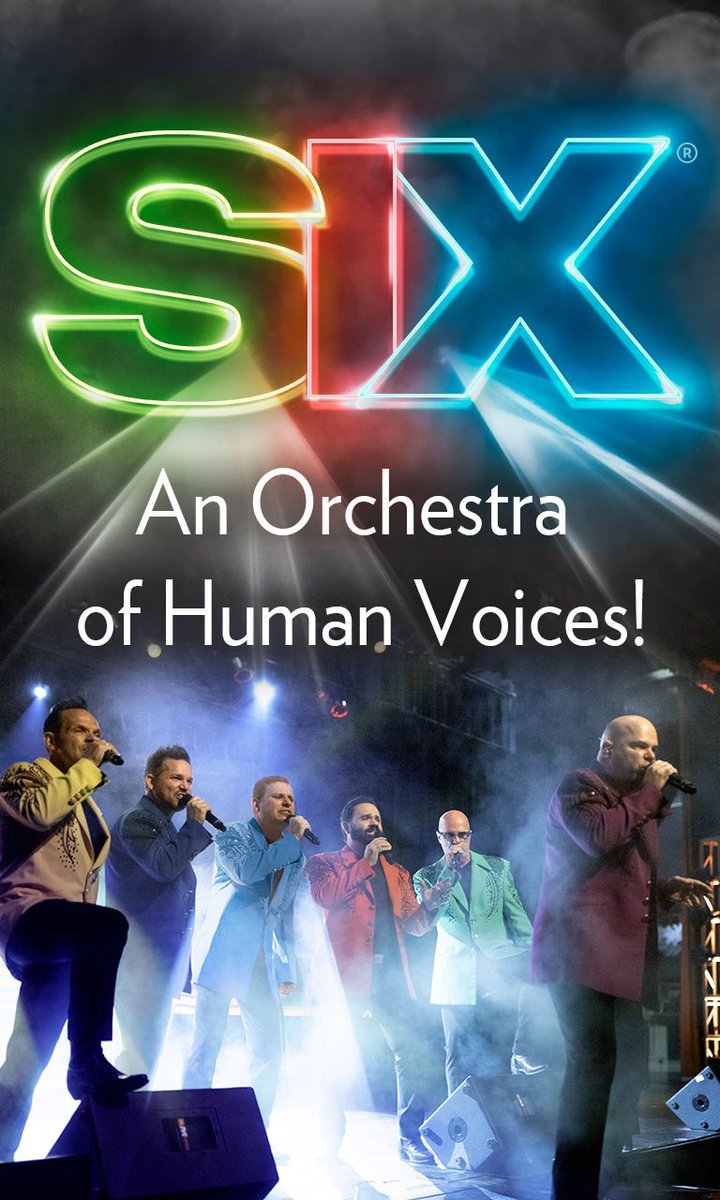 sixvocalgroup's tweet photo. #SIXshow tonight at 8pm! https://t.co/zXBySGmTH4 https://t.co/aIInk7h8jH