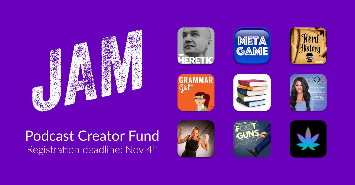 Have you heard about Jam (Just A Minute long) plateform?
They just created a Podcaster Creator Fund: rewarding podcasters for trying new ideas out with Jam
 Ready to apply ? => creators.jam.ai