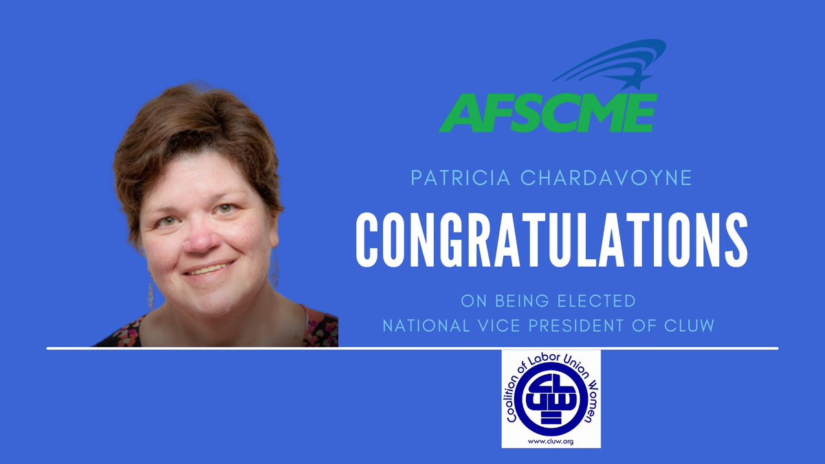 CLUWNational's tweet photo. @transportworker Patricia is a member of the Social Service Employees Union Local 371 (@MightyUnion) @DistCouncil37 @AFSCME in NYC. #CLUW is important to her because it enables her to meet other strong women who know how to work together to make the workforce more welcoming to all women. https://t.co/UlqQvpJBaR