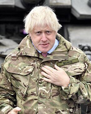 BrexitBuster's tweet photo. @challam19 Here’s why… the part-time panto PM just can’t resist any chance for some fantasy cosplay. Johnson loves dressing up as what he isn’t and never could be. He has never served one single day in any of our uniformed services. 
#CosplayConservative #PantoPM #WalterMitty #MrBennt https://t.co/pwSbkX785W