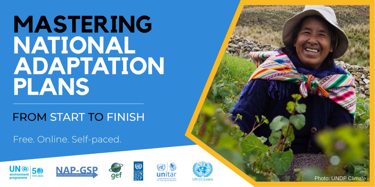 The NAP process aims to build capacity and long-term resilience to #climatechange in an equitable, fair, robust and inclusive manner. Learn more from "Mastering NAPs: From Start to Finish".

Full course here⬇️
unccelearn.org/course/view.ph…