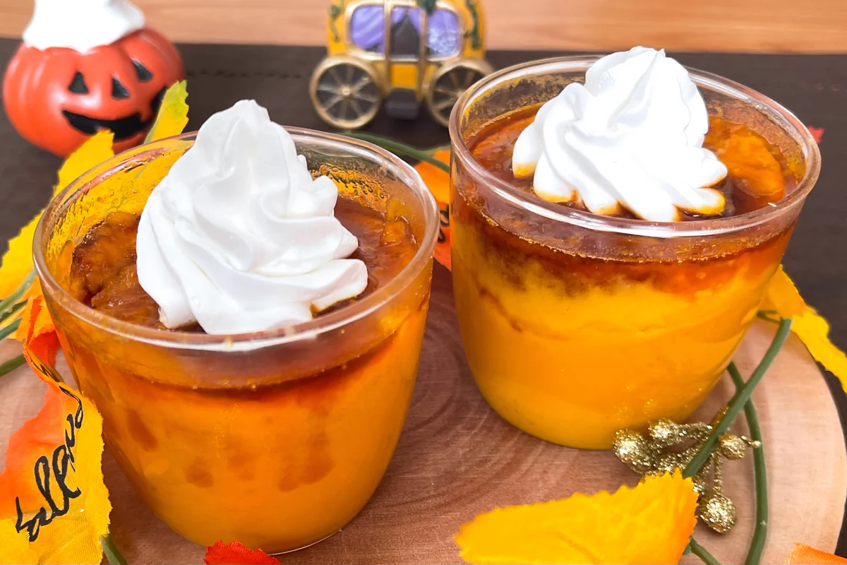 ハロウィンにおすすめ！レンジでかぼちゃプリンを作ろう！