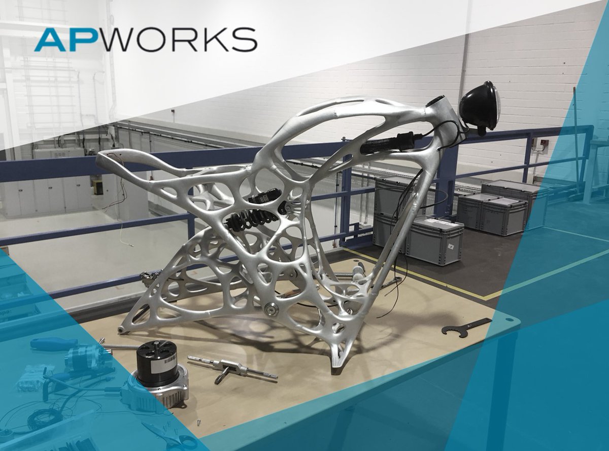 Making the Light Rider (17/25)
Assembly:
We start to assemble all of the other components to the Scalmalloy frame. An advantage of using Additive Manufacturing  is the ability to adapt the design to interface with the available off-the-shelf components.
apworks.de