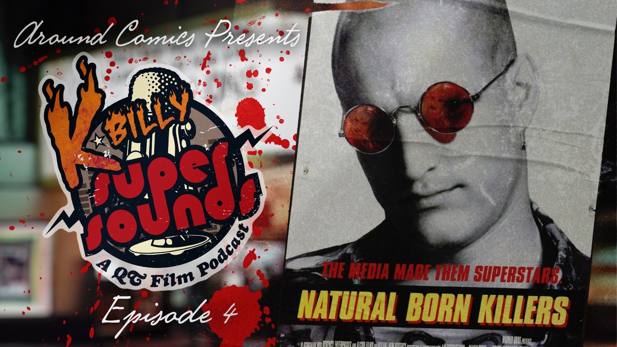 AroundComics's tweet photo. Kbilly SuperSounds 
Ep. 04: Natural Born Killers 

@CNESEMAN @BrionSalazar
 and @willpfeifer discuss Oliver Stone's 1994 blood-soaked, gonzo, look at murder and mass media.

https://t.co/9GrsU2Qn0m https://t.co/7DIwI6vnCC