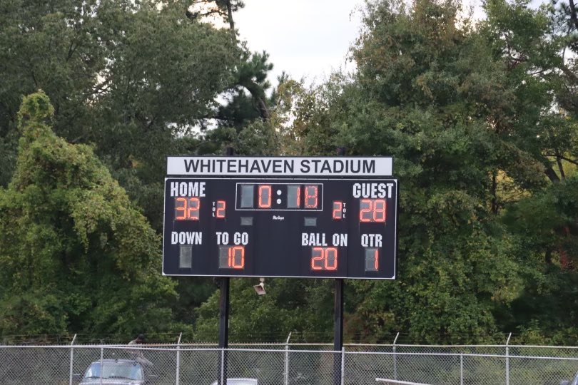 CoachBobo_1's tweet photo. Full heart! My Havenview Tigers showed resilience, never giving up. Down 22-0. Half, down 22-8. 4th quarter, 27 secs left, came back, won, 32-28. Beyond proud! HMS has 6 State Championships. Blessed to orchestrate a 3 Peat. Thanks HMS and Whitehaven Community! #GoldBallMiddle https://t.co/EVmVVVLY6d