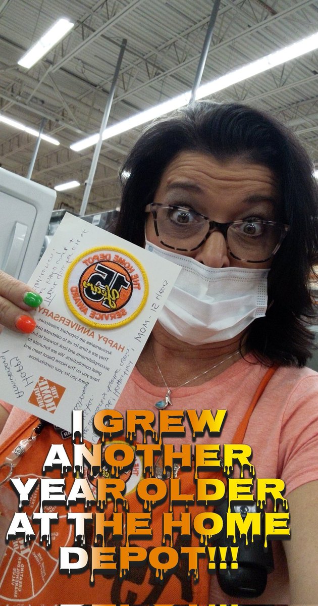 Angelaamos93's tweet photo. LOOK...I MADE IT!!! SUPER BLESSED TO WORK FOR THIS COMPANY!!! HOME DEPOT IS THE BEST!!!
15 DOWN A LOT MORE TO GO!!! #HappyAnniversary https://t.co/g6STKPdgHw
