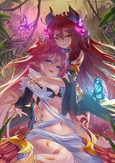 #今年も残りわずかなので今年一番伸びた絵を貼る見た絵描きさんも強制でやる 
蟲惑魔でした、そしてこれは二年も続いたスランプを抜け出した後に最初に描いた絵で、自分にとっての大きな意味がある作品でした。 