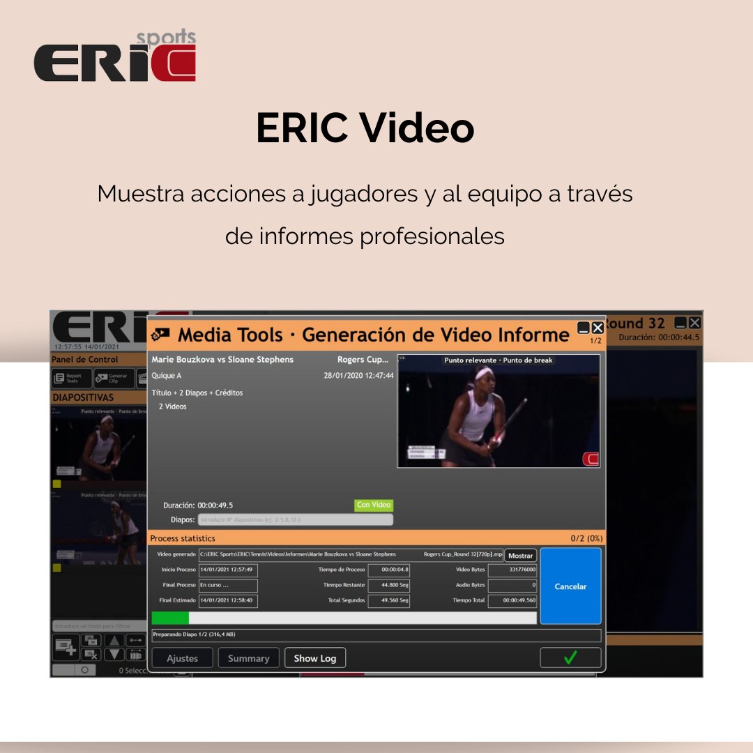 ericsports_es's tweet photo. #informes
Realizar informes técnicos es imprescindible para mejorar la calidad y rendimiento de tus jugadores.
Con ERIC Video podrás realizar informes profesionales mostrando las acciones más relevantes de los partidos a tus jugadores.
#ERICVideo
https://t.co/E0k8xk2p0f https://t.co/9qjlXaFVd3