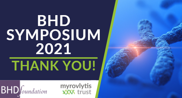 myrovlytis's tweet photo. We would like to thank the speakers, chairs and attendees for making the 2021 #BHDSyndrome Symposium a huge success! We are so excited for the future of BHD research and can't wait for the next symposium! https://t.co/GbSgz6aZmi
